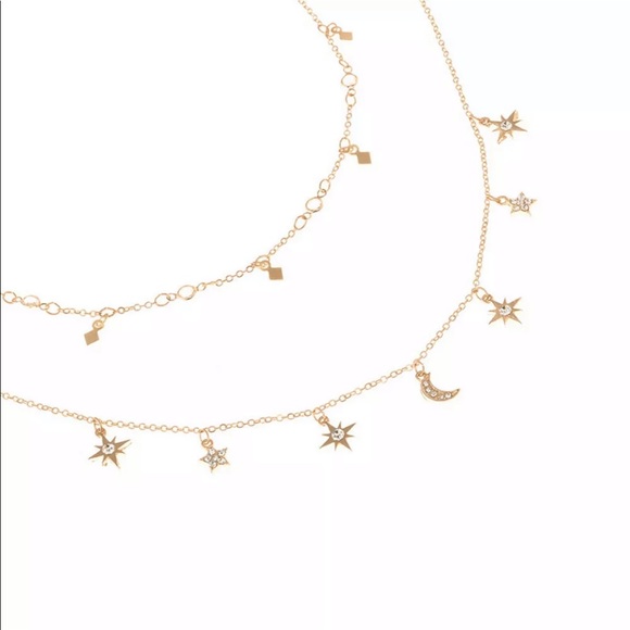 Multilayer Necklace The Stars and The Moon - Picture 7 of 7